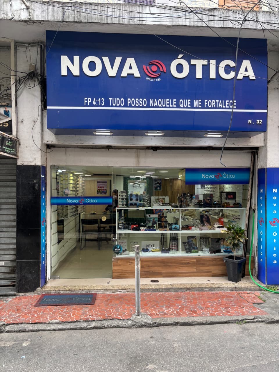 Interior da clínica Nova Ótica